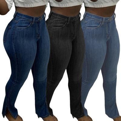 China Low price skinny high waisted gaiters jeans women high quality breathable sexy stretchy ladies jeans for sale