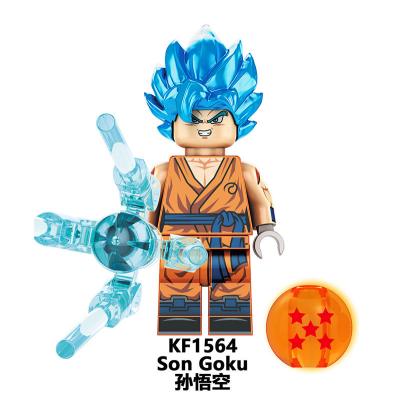 China Construction Toy Hot-sale Mini Figure Goku DBZ Mini Bricks Building Block Figure Plastic Toy Juguete Gift For Kids Boys Girls Building Blocks for sale