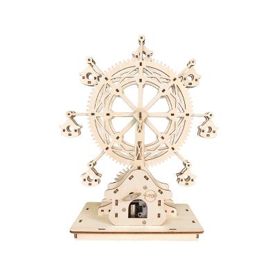 China DIY TOY Educational Wood Toys  3D DIY Wooden Puzzle sky wheel for sale