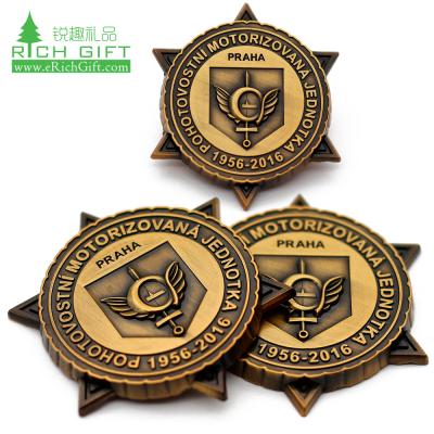 China Free Sample Australia Zinc Alloy Die Casting 13 Antique Brass Plating 13 Islamic Hijri Coins For Sale for sale