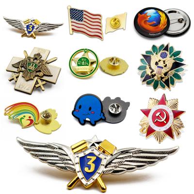 China High Quality Hot Sale Antique Europe Flag Gold Low Price Custom Metal Enamel Badge Lapel Pin for sale