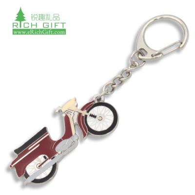 China Custom Personalized Canada Country Flag Maple Leaf Motorcycle Car Metal Souvenir Key Chain Premium Quality Metal for sale