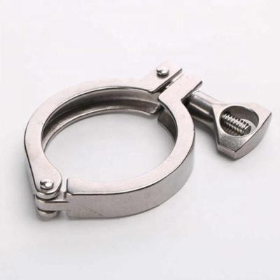 China Heavy Duty Stainless Steel Manufacturer Sanitary Clamps DIN / 3A Flange for sale