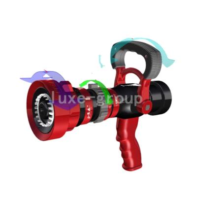 China Liquid Conveying Adjustable 2 Inch High Pressure Fire Fighting Hose Nozzle for sale