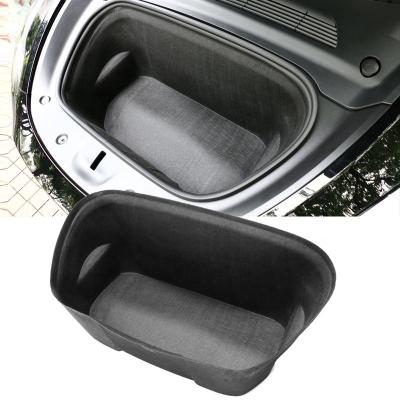 China Engine Hood Soundproof Mat Noise Insulation Front Trunk Sound Deadening Mat Car Front Hood Sound Insulation Cotton Black for Tesla Model Y for sale