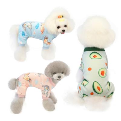 China Hot New 2020 Modes Sustainable Pet Accessories Fashion Pattern Printed 4 Legs Dogs Cloth Pet for sale