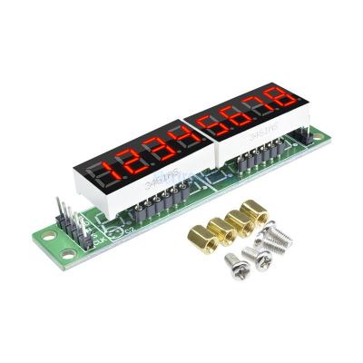 China MAX7219 7 to 8 Digit Segment Digital LED Display Tube Module Red Board MCU DIY KIT With Screws MAX7219 for sale