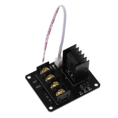 China 3D Printer Heated Bed Power Module Hotbed MOSFET Expansion Module Inc 2pin Lead with Cable for Anet A8 A6 A2 Ramps 1.4 3D Printer Parts for sale