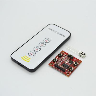 China DIY Kit 4-Channel Infrared Receiver Learning Module + 4-Key 3-5V Remote Control Switch for sale