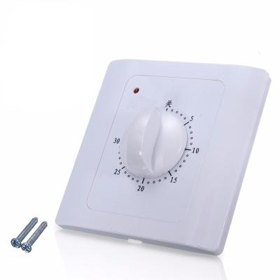 China Mechanical Time Switch AC 220V 10A 30 Minute Countdown Digital Timer Switch Electrical Control Button AC 220V 10A 30 Minute for sale