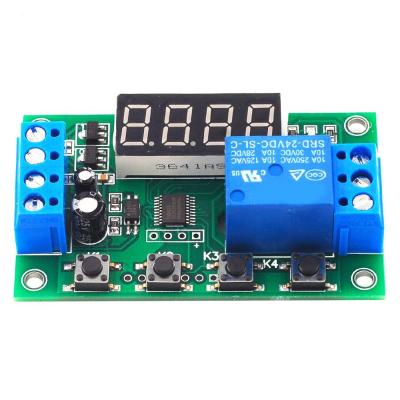 China DC 5V/12V/24V 5A YYC-2S LED Adjustable Delay Relay Module Delay Timer Control Switch Board YYC-2S for sale