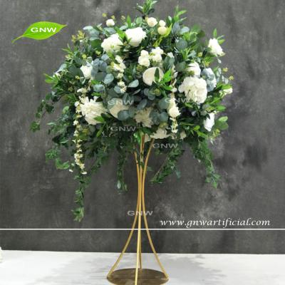 China GNW Natural Artificial Floral Aroma Sachet Green Flower Ball Wedding Centerpiece for sale