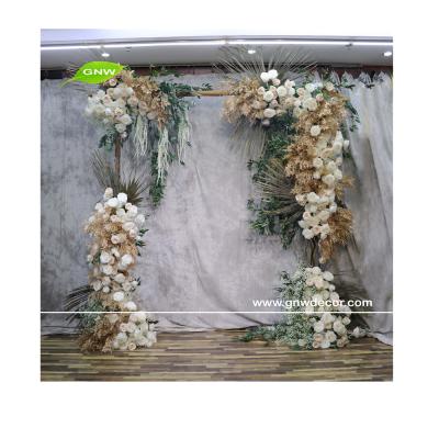 China GNW 2020 new popular beautiful flower arch decoration for wedding for sale