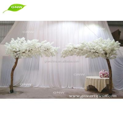 China GNW Realistic Cheap White Artificial Arch Cherry Blossom Tree For Wedding for sale