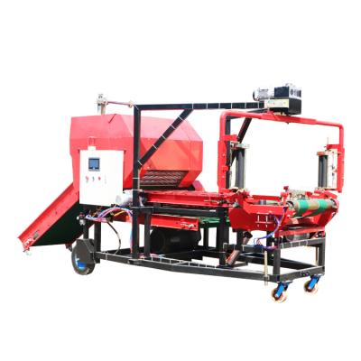 China Mini Farm Corn Silage Packing Machine Automatic Round Corn Baler for sale