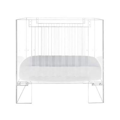 China (Size)High Quality Adjustable Non-Toxic Modern Food Grade No Glue And Strong Clear Plastic Lucite Acrylic Crib Bed 15mm Perspex for sale