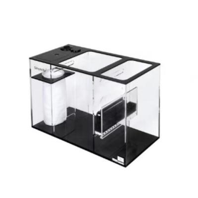 China Factory Customized Size Quality 5mm Thickness Plastic Acrylic Reef Sump Black And Clear Color Of No Leadk One for sale