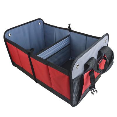 China Amazon Hot Selling Luxury Car Trunk Organizer Foldable Folding Sundries Organizer Bags and Storage Car Trunk Boot Sundries for sale