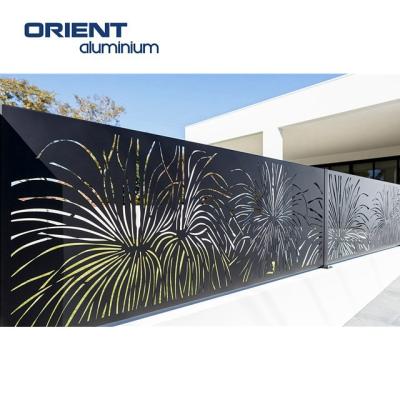 China Europe Decorative Laser Cut Metal Screen, Outdoor Laser Cut Aluminum Garden Screen Laser Cut Metal Privacy Screen Panel for sale