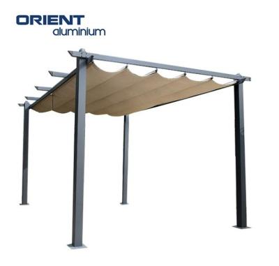 China Outdoor OEM Service Metal Canopy Roof System Garden Aluminum Pergola Pergola for sale