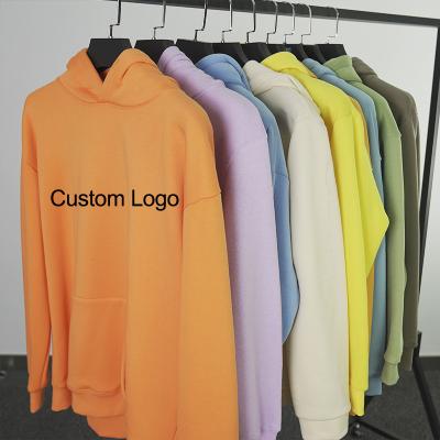 China Wholesale Plus Size Custom Made Hoodies High Quality Anti-wrinkle Embroidered Heavy Weight 100 Cotton Hoodie Plain Oversized Hoodi Unisex Pullover for sale