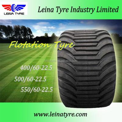 China 550/60-22.5 flotation tire 600/50-22.5 650/50-22.5 600/55-22.5 700/55-22.5 700/40-22.5 flotation tire for sale