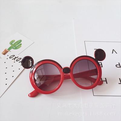 China Fashion sunglasses 2020 new children's sunglasses girls and boys cute round ears sunglasses fashionable sunglasses for sale