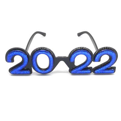 China Fashional 2022 Latest Glasses Factory Supply Happy New Year Eyeglasses Eyeglasses Fancy New Year Party Glasses 2022 for sale