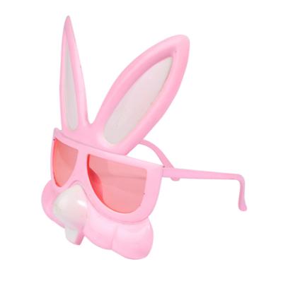 China Fashion Sun Glasses Sun Glasses Party Fashion Rabbit 2021 Pink Blue for sale