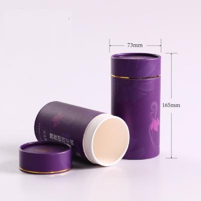 China Excellent Price Environment Friendly Mute Oil Cylinder Tube Hot Stamping Cosmetic Paper Packaging for sale