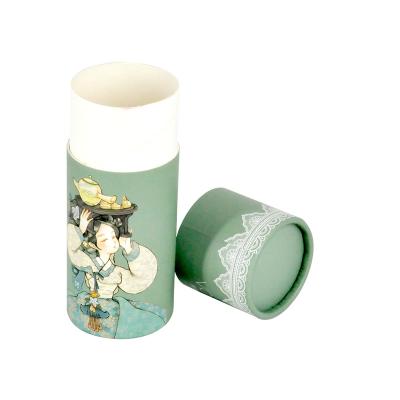 China Factory supply high quality biodegradable twist up lip balm paper tube for cosmetics for sale