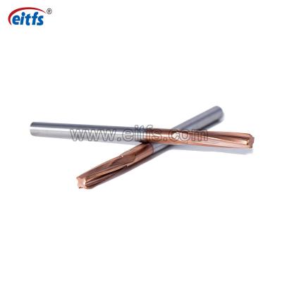 China Durable Professional Manufacturers Solid Carbide Spiral Reamer With Cobalt Coating For Steel Cutting for sale