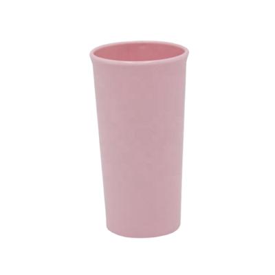 China Sustainable Biodegradable Reusable 5.3oz Reusable Coffee Cup Fiber Drinking Eco - Friendly Natural Bamboo Drinking Cup for sale