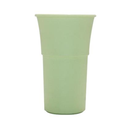 China 11.5oz 325ML Sustainable Biodegradable Compostable Reusable Mug Fiber PLA Bamboo Mug For Cold-Hot Drinking for sale