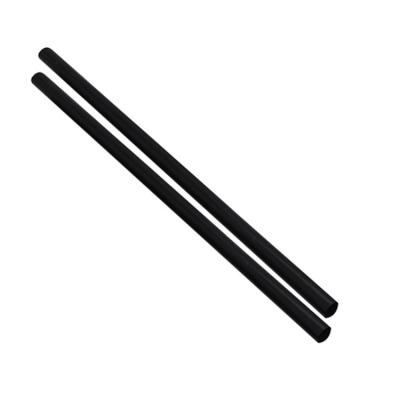 China 100% Biodegradable Eco-Friendly Plant Based Straws BPA Free Biodegradable Disposable Compostable PLA Stir Sticks Black Straws For Party, Beverage for sale