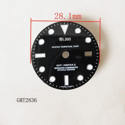 China Watch Accessories Literal Accessories Dial GMT 2836/3186 Replacement Working Movement 2836/3186 for sale