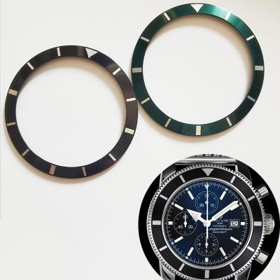 China Green Black 40.5mm Aluminum Bezel Aluminum Insert Fits Original Supocean Watch Mount Accessory for sale