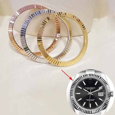 China Wholesale Accecpted 316L Watch Bezel Watch Bezel Sound Steel Material Insert For 41Mm Rolex Datejust 126334 for sale