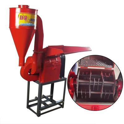 China 2021 Hot-sale 500kg/h High Efficiency Low Cost Animal Feed Hammer Mill Crusher Hammer Mill Machine For Poultry Farm for sale