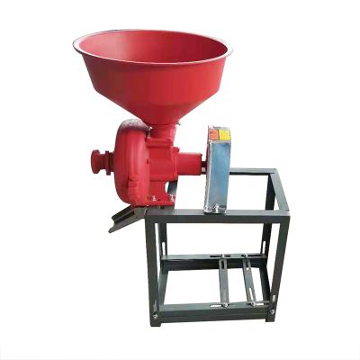 China Flour Mill Grain Machine Grian Wet & Dry Operation HUADA Machine 65kg/h Capacity For Spicy Fresh Pepper & All Grains 1.8kw Motor for sale