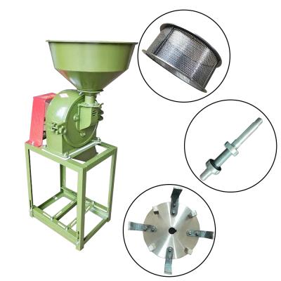 China HUADA 200kg/h Labor Saving Flour Mill Machine Wheat Flour Milling Machine Home Corn Grinder For Corn Grain Herbs Cereal for sale