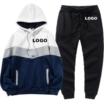 China Custom Men's Sweatsuit Adult Tracksuit Anti-UV Logo Street Wear Fashion Wear In New Designs For Men for sale