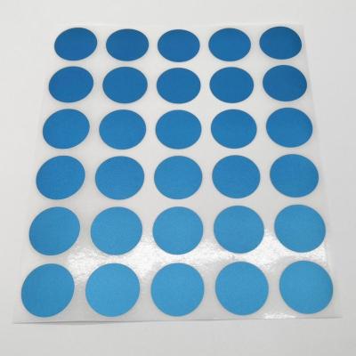 China Scratch - 1 Inch Round Scratch Off Stickers Quarter Sized Circle DIY Peel & Stick Adhesive Scratch Off Blue Labels for sale