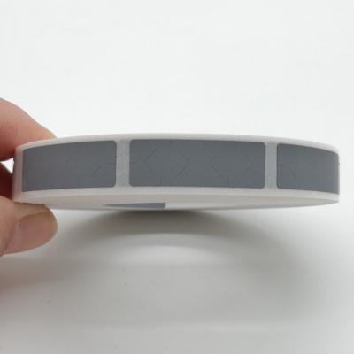 China Plain Gray Scratch Label Hand-Mounted Scratch Label Stickers Size 10mm*30mm for sale