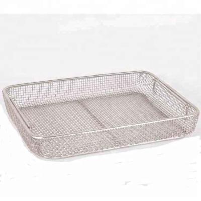 China Plain weave mesh basket, medical wire mesh basket (factory price) for sale