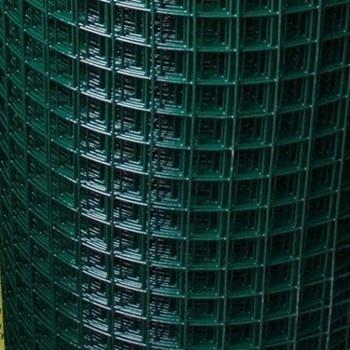 China Fence Mesh Green Vinyl Coated Welded Wire Mesh 1/2 Inch for sale