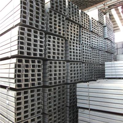 China Hot rolled black iron u type steel channel /u structure q235 ss400 a36 s235jr steel for sale