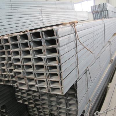 China Professional Structure Production Jis EN Astm GB U Beam Steel Channel New Standard Hot Rolled Steel for sale