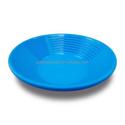 China Metal Separation Like Gold Pan For Fine Sand Gold Mining Wash 38.5cm Portable Plastic Nugget Basin for sale