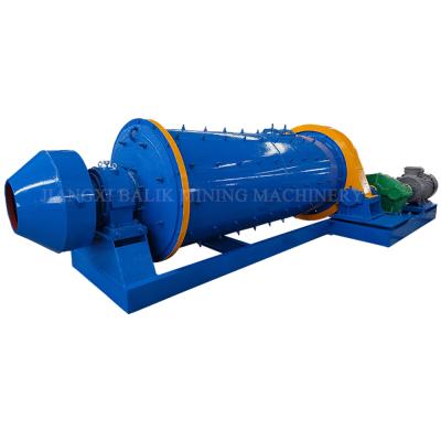 China Stone China Portable Grinding Machine 900*1800 Small 1-2 Tons Per Hour Continuous Stone Gold Ore Grinding Ball Mill for sale